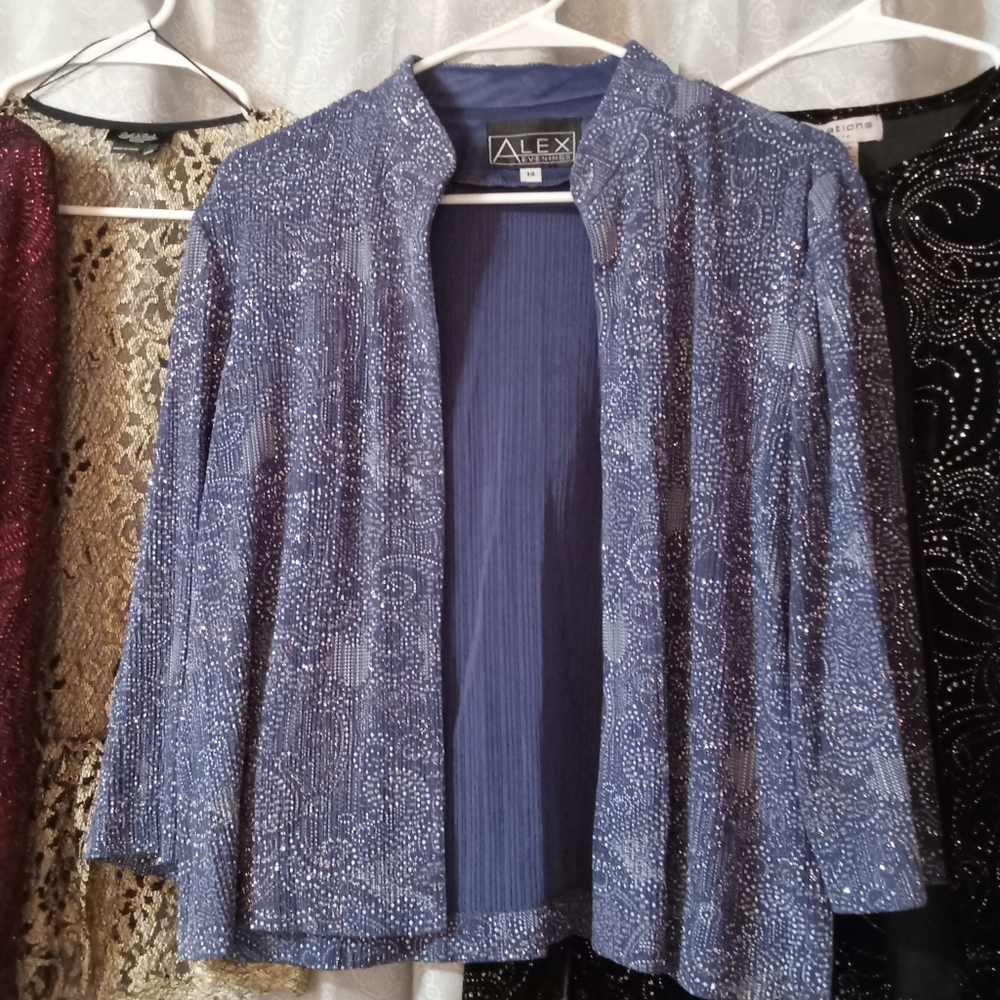 Alex Evenings Sparkle Light jacket